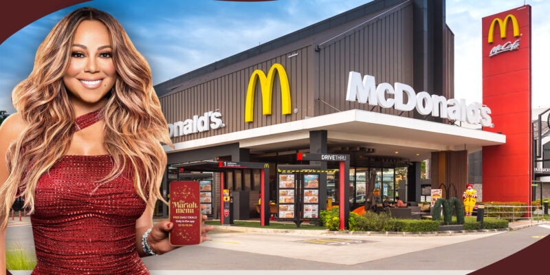 Mariah Carey debuts Christmas promo for McDonald's "Famous Orders"Â 