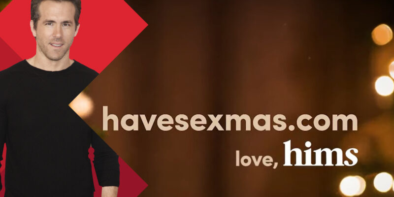 Ryan Reynolds wishes everyone Merry 'Sexmas' with racy ad
